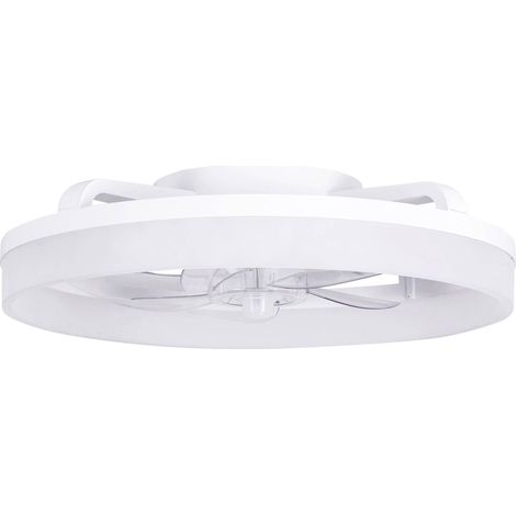Westinghouse Ventilateur de plafond 20 W (Ø x H) 500 mm x 165 mm blanc minuteur, avec télécommande, avec éclairage, pal (1/5)