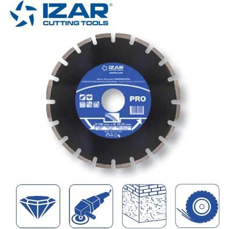 disque diamant soudé laser Izar pour asphalte de 350 mm