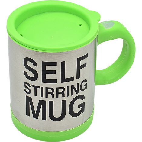 Tazza termica automescolante per caffè/tè, verde, 350 ml (1/5)