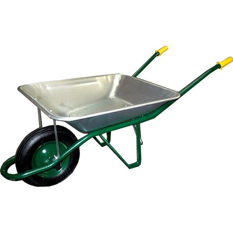 Carretilla de obra normal galvanizada 60 litros