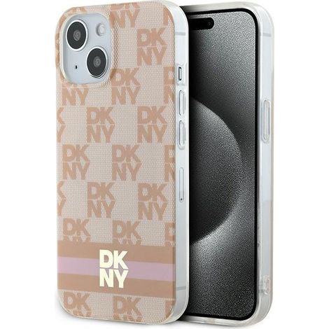 Dkny DKHMP15SHCPTSP iPhone 15 / 14 / 136.1 pink/pink Hardcase IML Karomuster & Streifenmuster MagSafe (1/5)