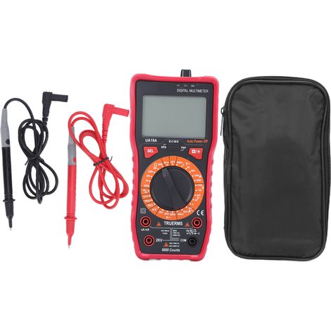 UA19A Digital Multimeter Handheld Current Voltage Resistance Capacitance Meter 20V/1000V (1/5)