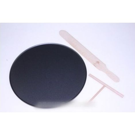 Plaque crêpière 35 cm – Accessoire de four à pizza – Cuisson uniforme – Démoulage facile – Compatible modèles 100502, 109001, 109005, 109006 – Lagrange