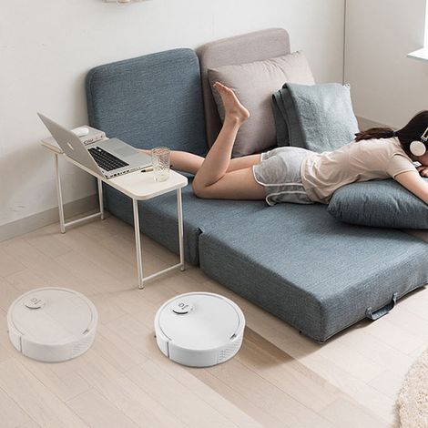 Saugroboter mit Touch-Steuerung, automatischer Roboter zur Reinigung von Holz- und Fliesenböden, mit großer Reichweite (1/5)