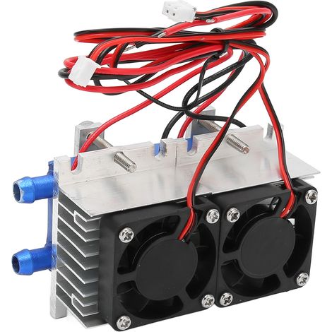 Kit de refroidissement thermoélectrique Peltier 144 W, système de climatisation à semi-conducteurs 12 V, à monter soi-même pour réfrigérateur. (1/5)