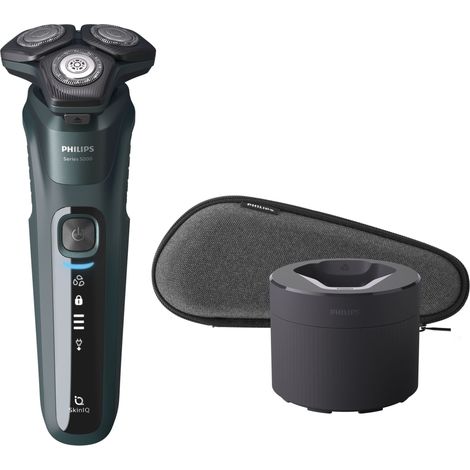Philips SHAVER Series 5000 S5584/50 rasoir pour homme Rasoir rotatif Tondeuse Vert (1/2)