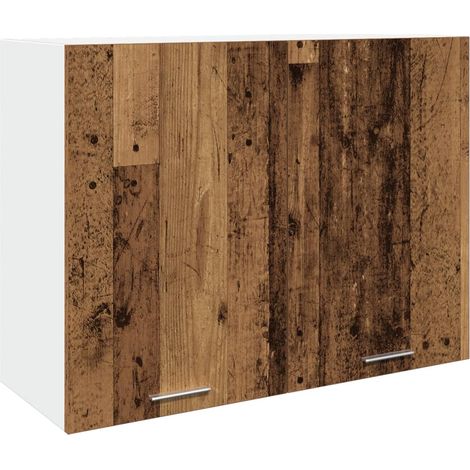 Hanging Cabinet Lyon Old Wood 80x31x60 cm Engineered Wood vidaXL