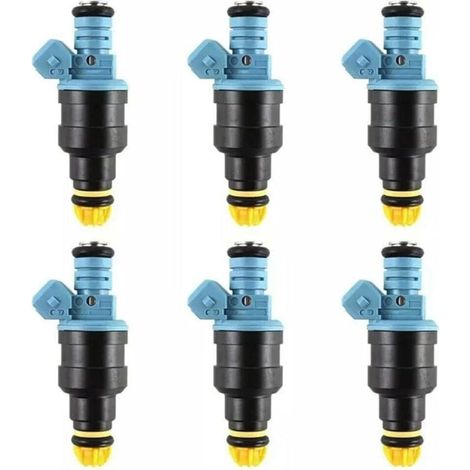 Injecteurs de 6 pièces Injecteur de Carburant de Voiture, pour BMW, pour 3, pour E30, pour E36 5, pour E34 8, pour E31 7, pour E32, pour E38Z1 0280150715 1734776