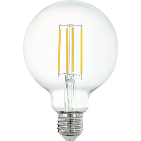 Ampoule LED E27 connectée, G95, ZigBee, contrôlable par (1/2)