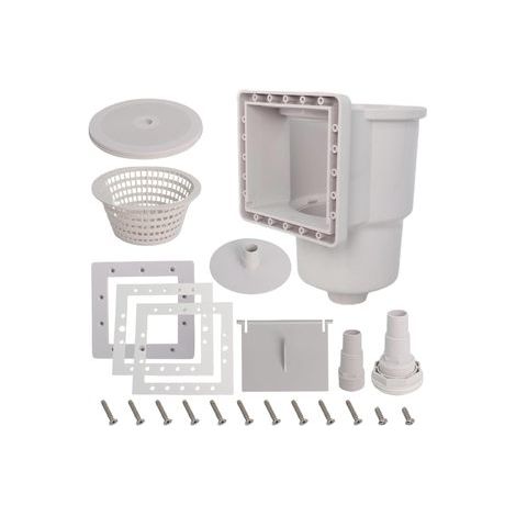 Skimmer encastrable mural piscine, compatible ouverture murale 6 pouces, pièce de remplacement SP1091LX, pour piscine hors-sol, accessoire entretien piscine, pièce de remplacement préfiltre piscine