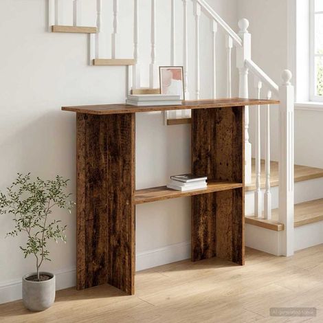 vidaXL Tavolo consolle Legno antico 100 x 30 x 75 cm
