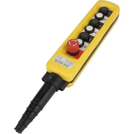 Krankettenzug-Drucktaster-Hebevorrichtung mit regensicherem Controller und Not-Aus-Schalter (1/5)