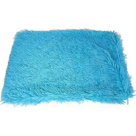 Couverture douce et chaude pour animaux de compagnie, tapis de couchage pour chien et chat, couverture lavable en peluche longue pour niche, accessoires d'hiver pour chiens (1/4)