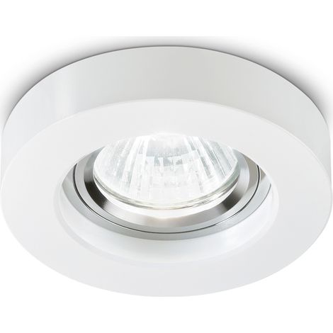 Faretto Incasso Moderno Blues Alluminio Bianco 1 Luce Gu10 5W 3000K Luce Calda (1/3)