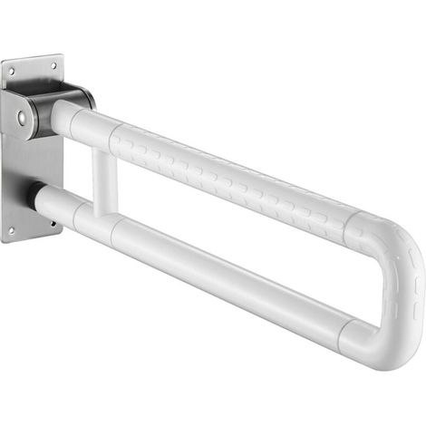 Haltegriff für Toilette, klappbarer Haltegriff, Duschhaltegriff, Toilettensicherheitsgriff für behinderte und ältere Menschen, Tragkraft bis zu 300 kg (1/4)
