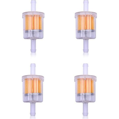 Lot de 4 Filtres à Carburant Pour Tondeuse Autoportée, Tracteur de Pelouse, Remplacement Pour 493629 691035 695666 AM108356 Tecumseh 34279 A (1/5)