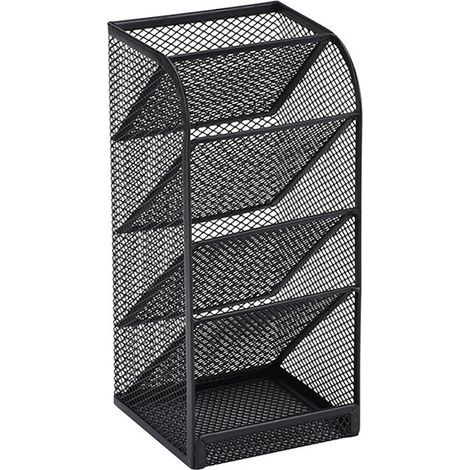 Schreibtisch-Organizer – Stiftehalter mit 5 Fächern – Für Stifte, Bleistifte, Pinsel, Make-up – 20,5 x 9,5 x 9,5 cm (1/5)