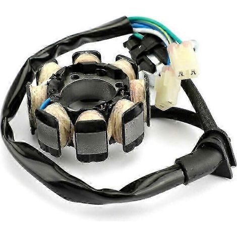 Bobine de stator d'alternateur pour moto compatible avec les modèles CRF250/CRF250R (2004-2009) et CRF450R (2005-2007), référence 31120-KRN-670 F54 (1/5)