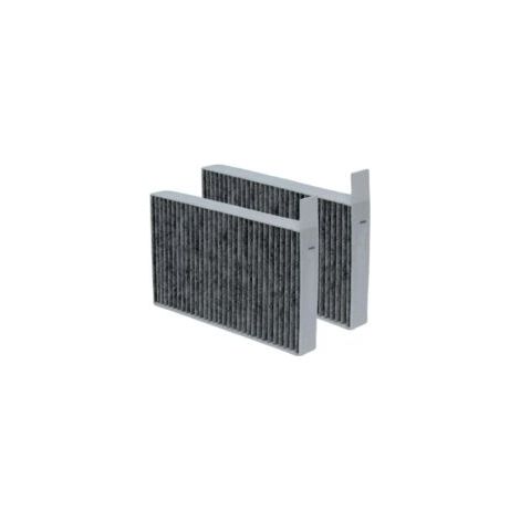 Filtro de aire de cabina compatible con Tesla Model Y y Model 3 – Filtro de aire de cabina de repuesto con carbón activado, paquete de 2 para automóviles (1/4)