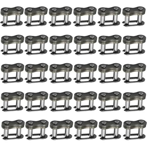 SYOWADA Lot de 30 maillons maîtres de chaîne de rechange pour mini moto Motovox Baja, remplacement pour Harbor Freight Predator 212 cc (1/5)
