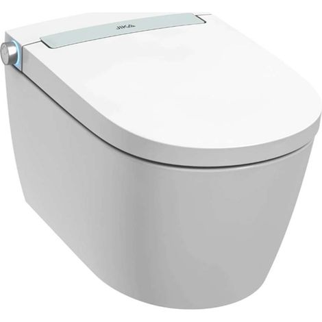 Mila WC japonais suspendu chauffant en céramique sans bride, ECO 3/4,5 L, sortie horizontale, blanc (H8215230000001) (1/5)
