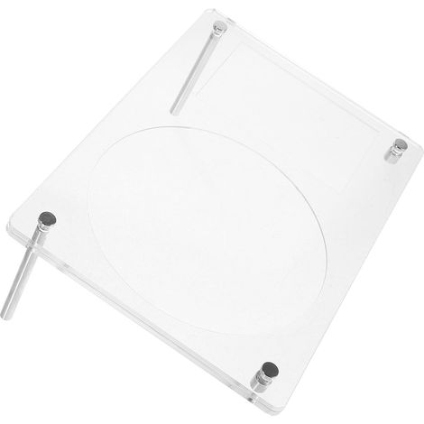 Cadre Photo Acrylique Blanc Simple et Personnalisable pour Décoration Maison et Présents Pendaison de Crémaillère, Facile à Transporter et Élégant (1/5)