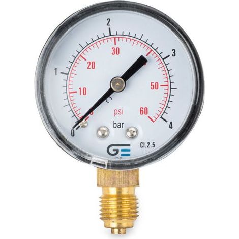 MANOMETRO RADIAL D.53 0-25B-0,400PSI - GENEBRE