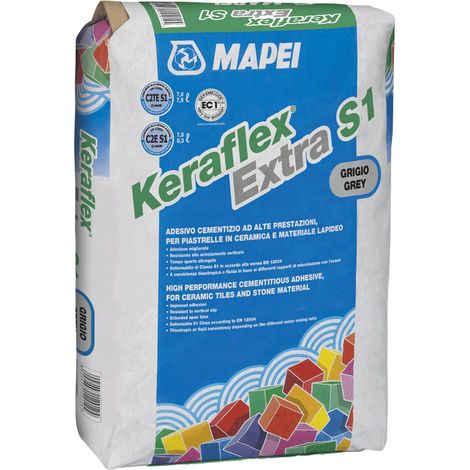 Colla Mapei Keraflex Extra S1 Grigio