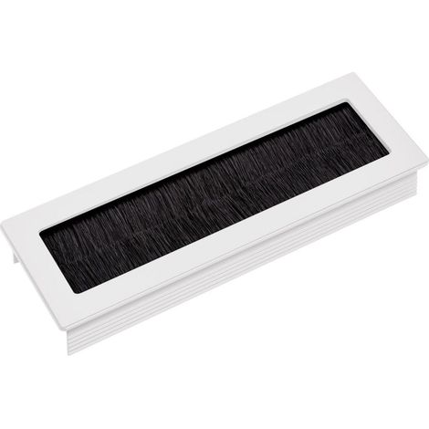 SOTECH Kabeldurchlass TONDO weiß eloxiert Länge 150 mm