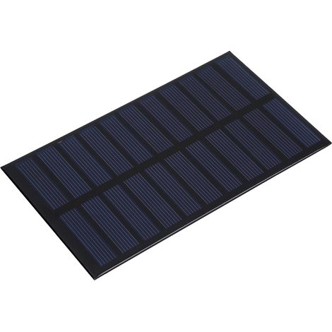 Panneau Solaire Polycristallin 5.5V 1.6W Pour Éclairage Jardin Et Chargeur Batterie Projet Diy - 1 Pièce (1/5)