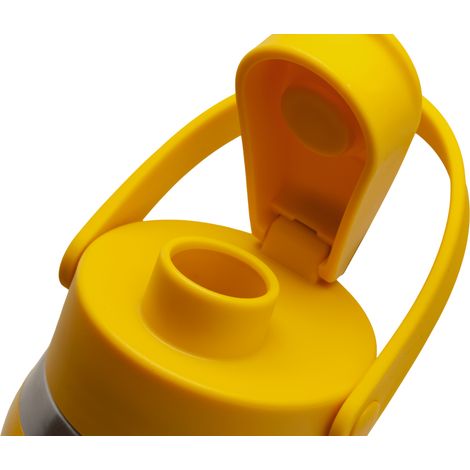 Gourde Isotherme en Acier Inoxydable Recyclé Double Paroi Jaune Tulipe 355/473/710ml - PANGIVO