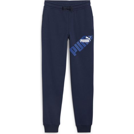 Pantaloni della tuta da ragazzo Puma Power Graphic TR CL blu navy 67925714 taglia 128 (1/3)