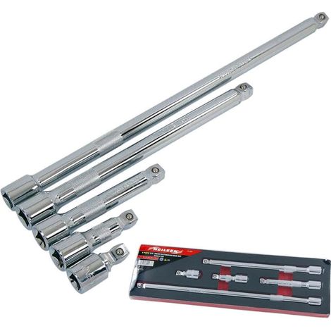 Neilsen 5pc 1/2" Socket Extension Bar Set 50mm 75mm 125mm 250mm 375mm Extra Long (1/2)