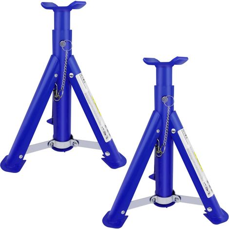 Foldable 3-Ton Heavy Duty Car Jack Stand Repairing Tool Axle Stand Safety Support Metal Auto Repair Tool Disassembly Tools Lifting (1/4)