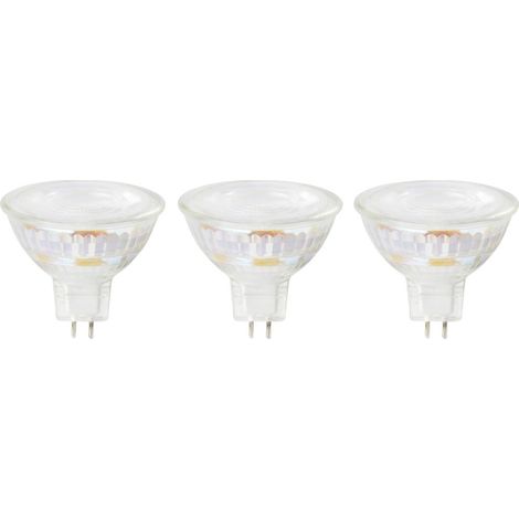 Sygonix SY-4893258 LED (monocolore) ERP E (A - G) GU5.3 3.4 W = 35 W Bianco caldo (Ø x A) 50 mm x 44 mm 3 pz. (1/3)
