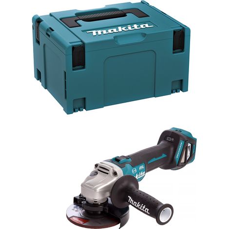 Makita – Mini-meuleuse 18V 125mm – Moteur Brushless – Système ADT pour vitesse automatique – Frein électrique – Pour béton armé et métal