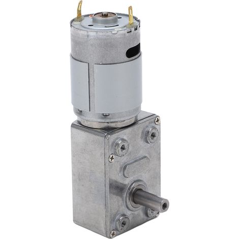Moteur à engrenages DC 12V 20RPM, micro motoréducteur avec réducteur en acier allié, boîte de vitesses haute précision, faible vitesse, couple élevé, pour bricolage et automatisation. (1/5)
