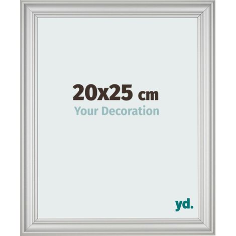 yd. - Cadre photo 20x25 - Argent Mat - MDF - Lazio
