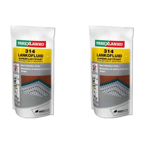 Juego de 2 superplastificantes PAREXLANKO 314 Lankofluid - 350ml