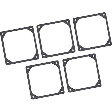 Stoßdämpfende Silikon-Lüftermatte zur Geräuschdämpfung für geräuschlosen Betrieb, mehrfarbig (14 cm) (1/5)