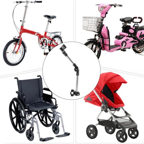 Support anti-vol pour parapluie de vélo en acier inoxydable, fixation robuste pour parapluie auto (1/5)