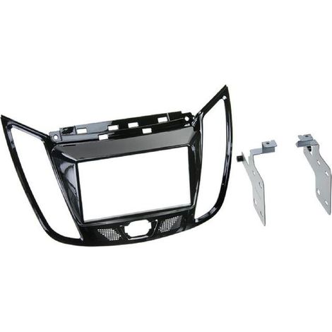 Kit 2DIN compatible avec FORD C-MAX ap10 KUGA ap13 Escape ap12 - Noir Brillant