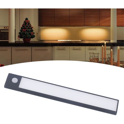 Intelligenter LED-Streifen mit 39 LEDs, USB-aufladbar, kabellos, magnetisch: 235 × 40 × 9,5 mm, schwarz (1/5)