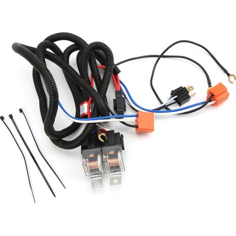 Faisceau de câblage pour relais de phare, câble étanche PE, kit d'amplificateur de phare 12 V CC (1/5)