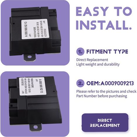 A0009009213 is applicable to the fuel pump computer ECU module control unit of Mercedes-Benz Vito V260. (1/4)
