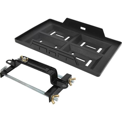 Halterungsset für Autobatterien mit vertieften Schlitzen und robuster Konstruktion für Batterien der Serien 27, 30 und 31