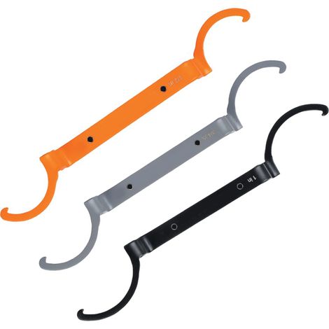 3-teiliges Kontermutternschlüssel-Set 1 Zoll, 1/2 Zoll, 3/4 Zoll, aus legiertem Stahl, Kabelkanal-Sicherungsschlüssel-Set (1/5)