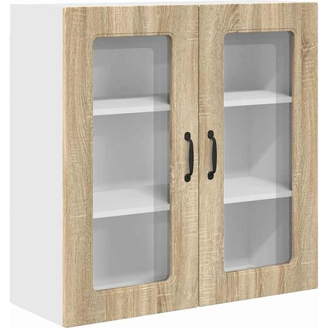 Meuble mural de cuisine，Armoire de cuisine avec porte Chêne Sonoma 80 x 31 x 80 cm CFW10441 (1/5)