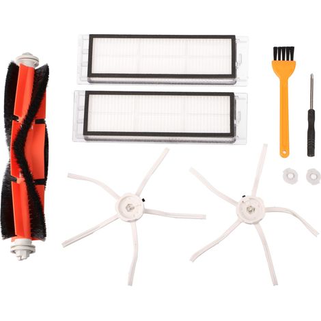 Extralink Set de accesorios compatible con Roborock S5 MAX - 1x Cepillo principal, 2x Cepillos laterales, 2x Filtros, 1x Destornillador - Accesorios para Aspiradora, montaje fácil y rápido (1/5)