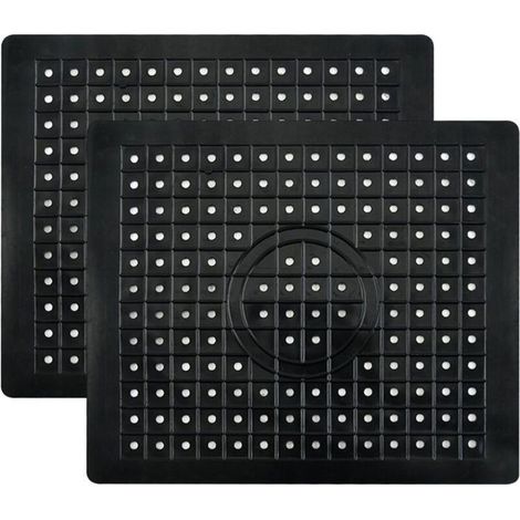 Tapis d'évier en caoutchouc, tapis d'évier noirs, tapis de lavabo en caoutchouc, dessous de verre